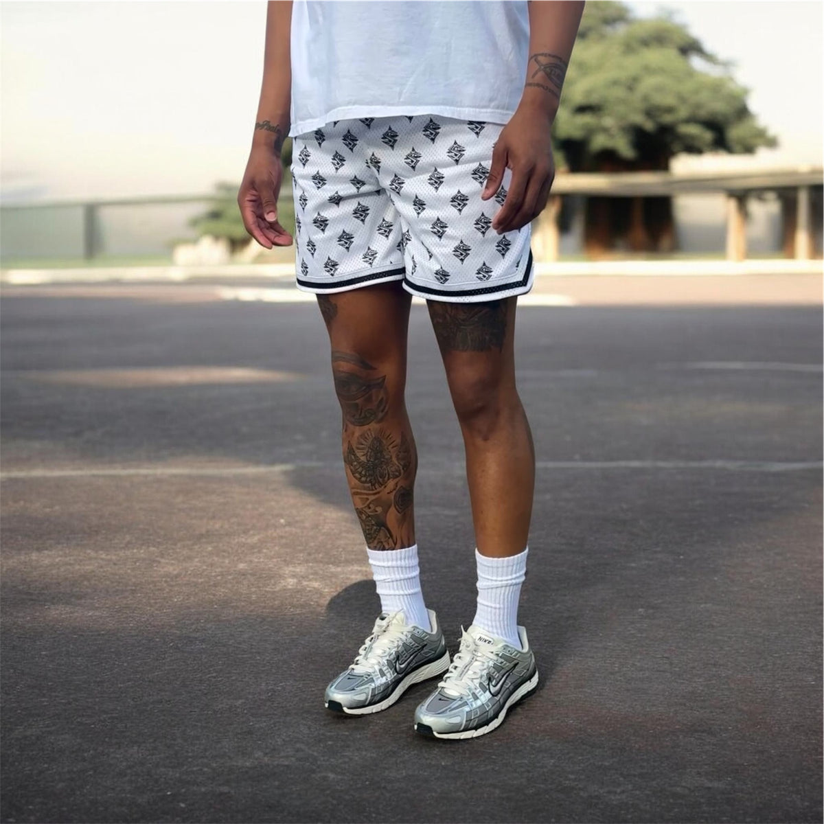 Multi logo Shorts ( Select Color )