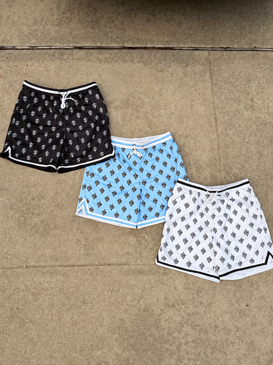 Multi logo Shorts ( Select Color )