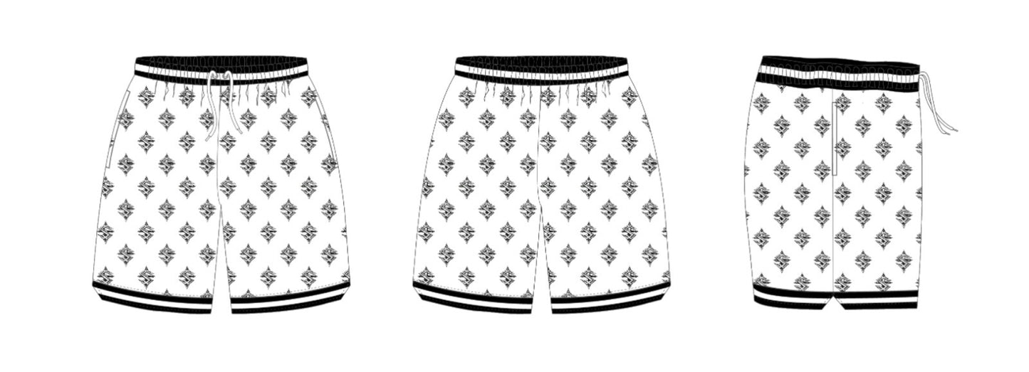 Multi logo Shorts ( Select Color )