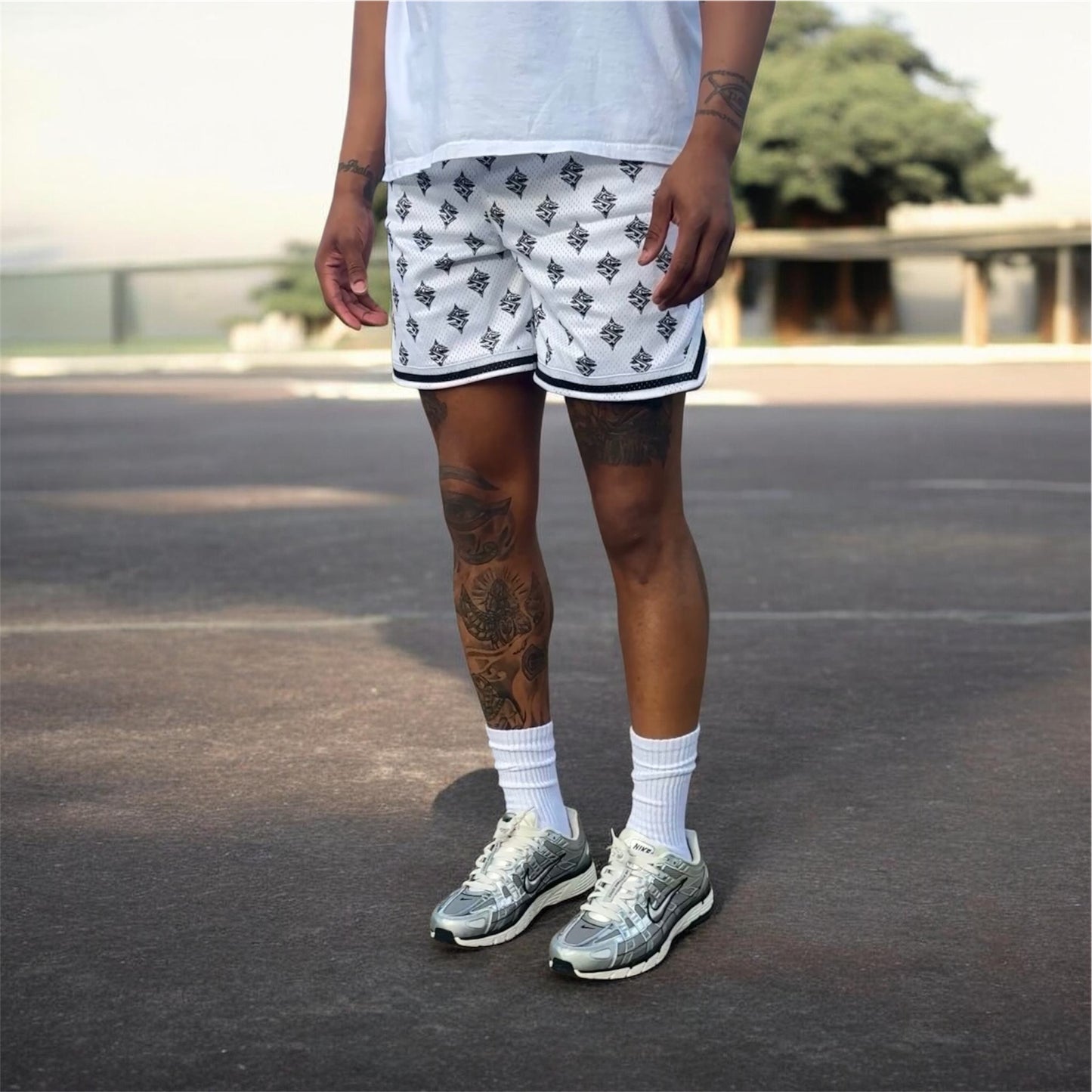 Multi logo Shorts ( Select Color )